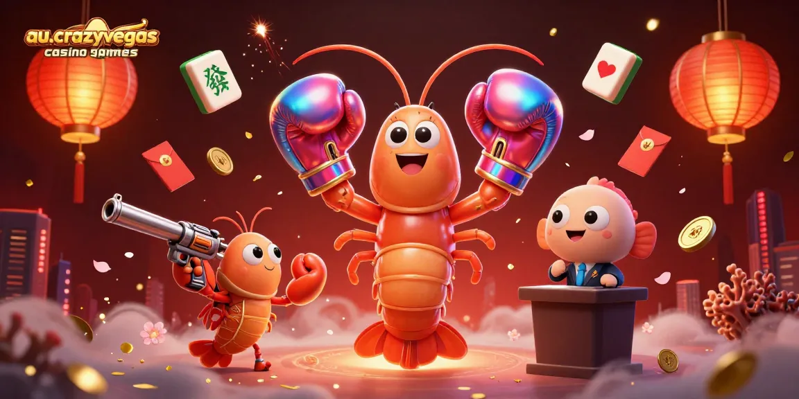 Engage with au.crazyvegas.com casino games featuring vibrant characters, festive elements, and thrilling energy.