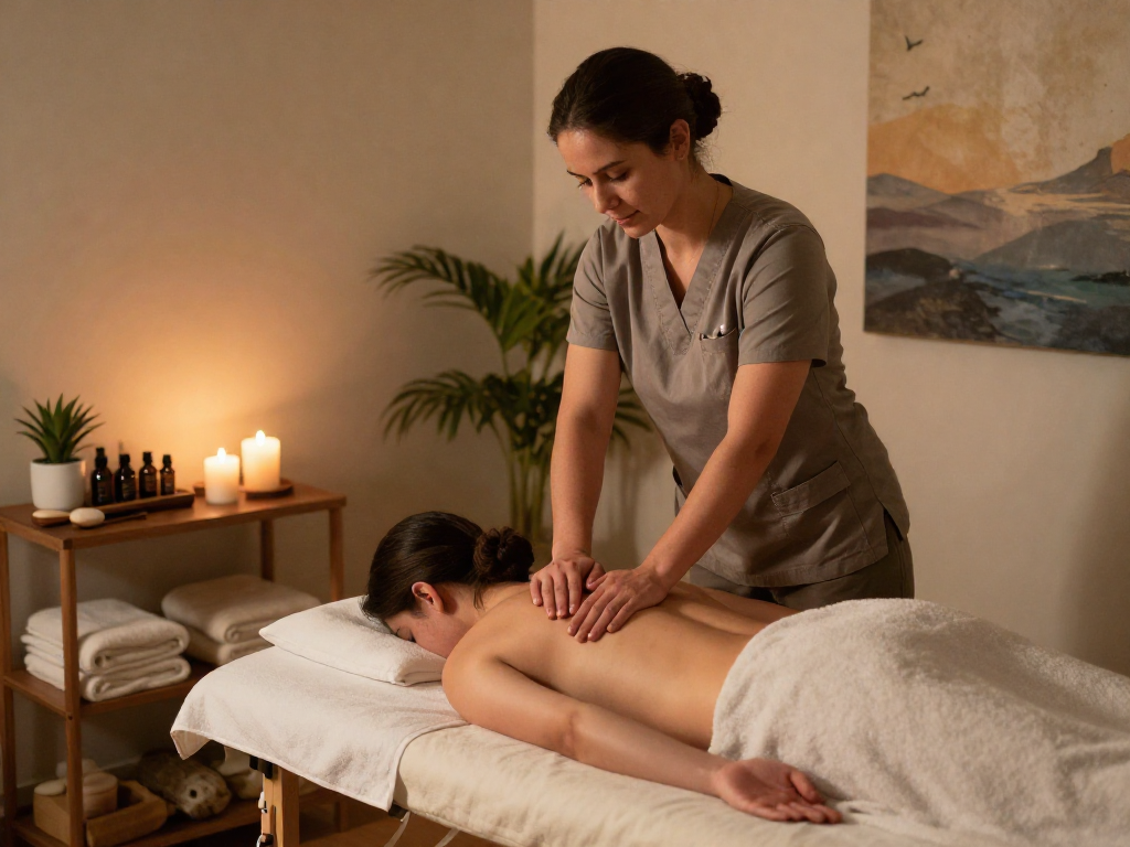 Experience premium 부평출장안마 with a professional therapist in a calming home atmosphere