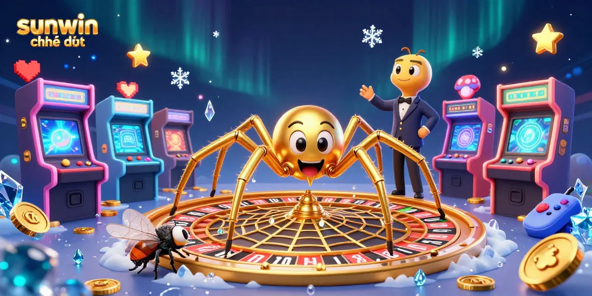 Experience the thrill of betting with sunwin chính thức at an exciting casino-themed scene featuring vibrant 3D characters.