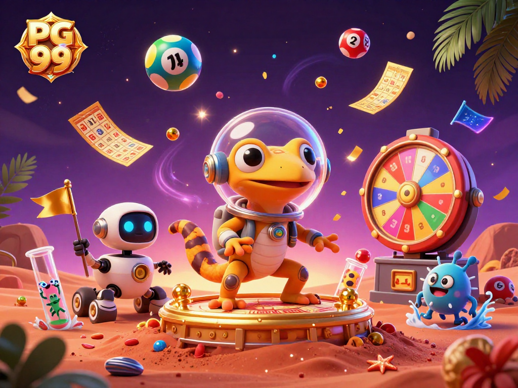 Engage with exciting PG 99 casino adventures featuring Martian characters and vibrant games.