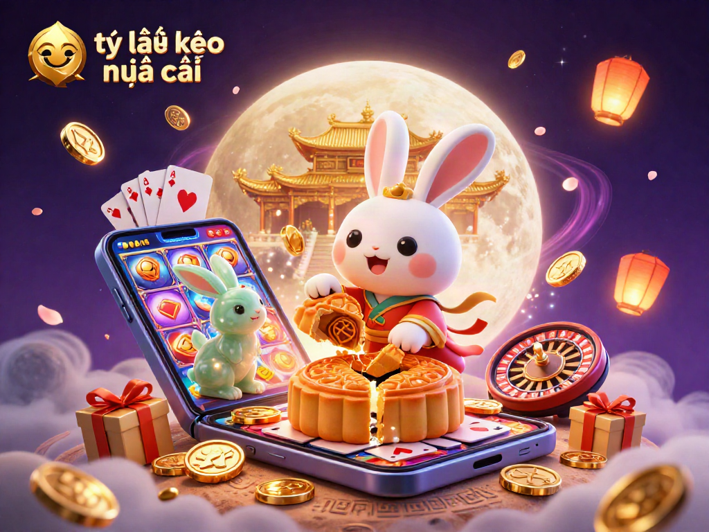 Experience tỷ lệ kèo nhà cái through an engaging scene of fortune with playful characters and dynamic casino elements.