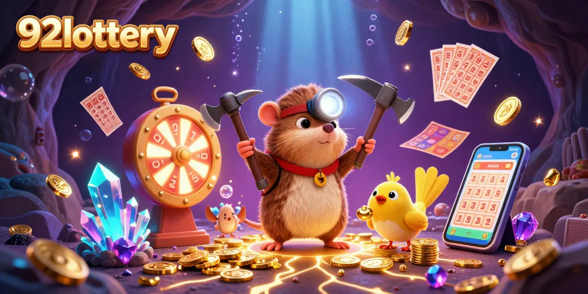 Play the exciting games at 92lottery and explore a vibrant cave of treasures.