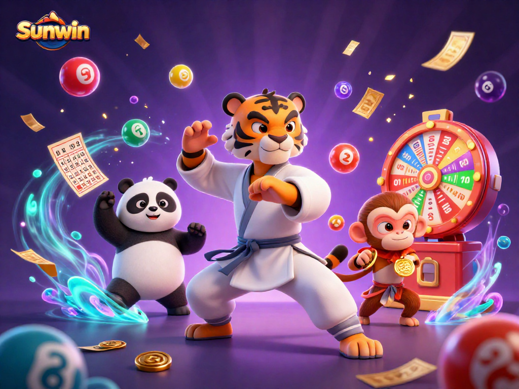 Engage with sunwin's thrilling gaming experience framed by dynamic casino elements.